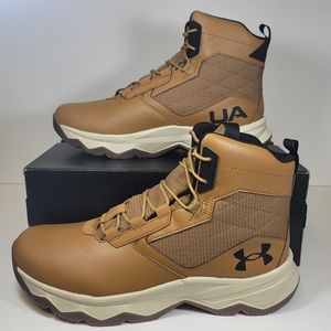Under Armour Mens UA Stellar G2 6"  Tactical Hiking Boots Size 12 - Brown